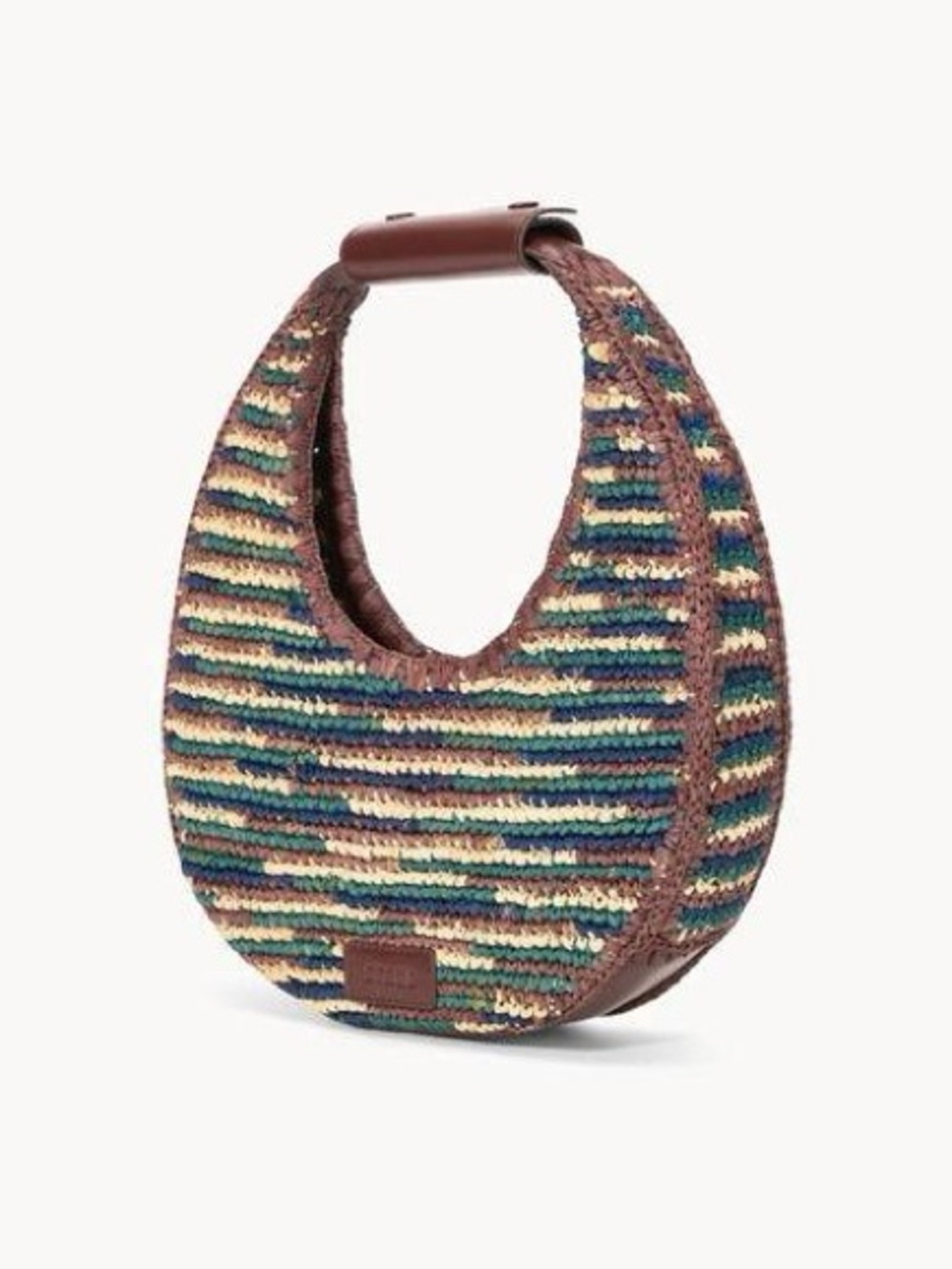 Staud Moon raffia tote bag